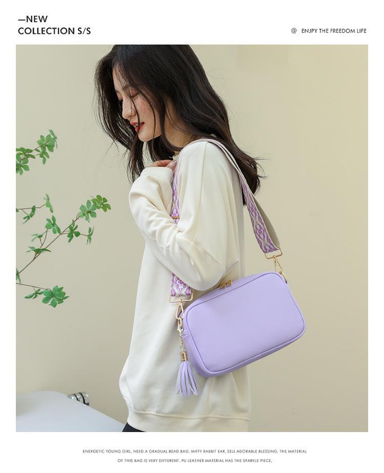 Femmes Petit Faux Cuir Couleur Unie Style Vintage Style Classique Fermeture Éclair Sac Carré display picture 8