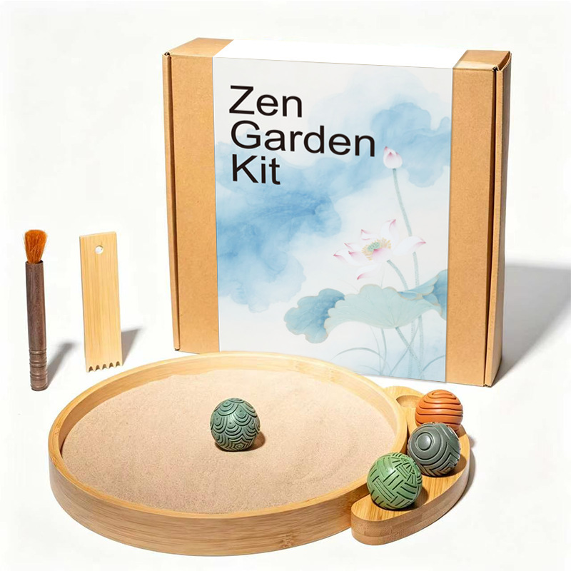 Miniature Sand Table Zen Desk Desk Top Relaxation Stress Relief Zen Garden Gift Box Set Miniature Sand Table Zen Desk Desk Top Relaxation Stress Relief Zen Garden Gift Box Set