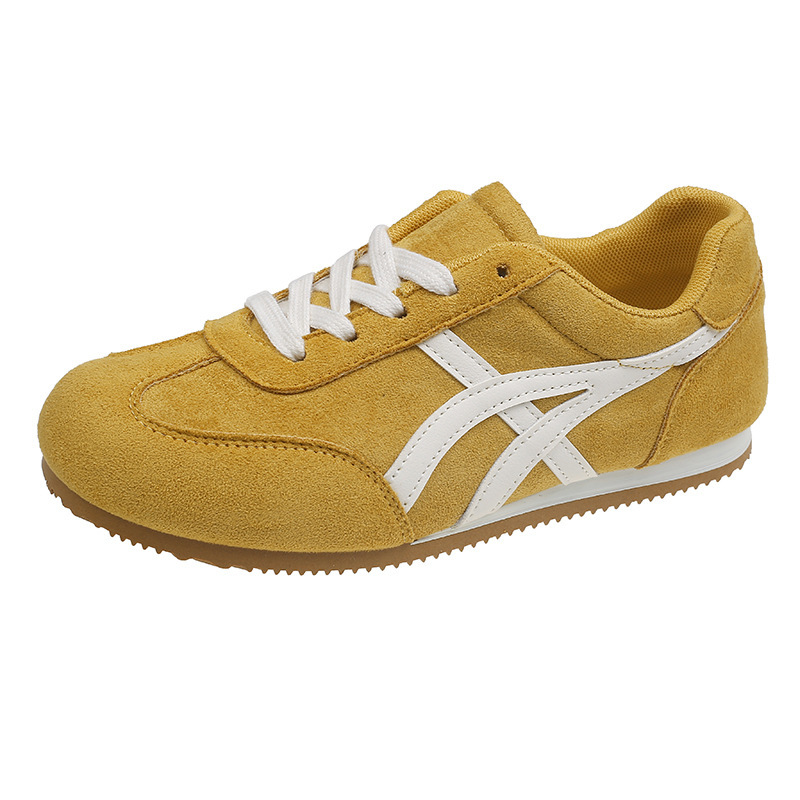 Zapatillas de entrenamiento alemanas 2026 para mujer, nuevo estilo versátil para primavera y verano, zapatillas retro A-gan, suela plana, hacen que los pies se vean más pequeños, calzado deportivo informal.