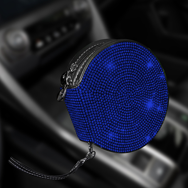 Shiyong – Multimediya və saxlama aksesuarları Case Car Interior - cd-case-blue-diamonds