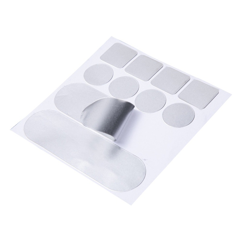 Parche de olla de papel de aluminio fábrica al por mayor resistente a altas temperaturas resistente al fuego olla agujero reparación subsidio parche reparación artefacto