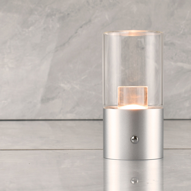 Creative Led Atmosphere Decorative Table Lamp Bar Clear Bar Cordless Rechargeable Lamp Outdoor Camping Style Lamp Super Long Life Small Lamp