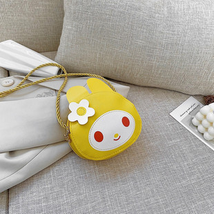 Children's Bag Female Cute Bunny Baby Crossbody Bag Princess Fashion Small Bag Girl Cartoon Coin Purse Trendy