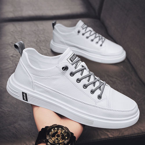 Men's shoes, spring new trend, all-matching slip-on shoes, Korean breathable sports and casual skate shoes