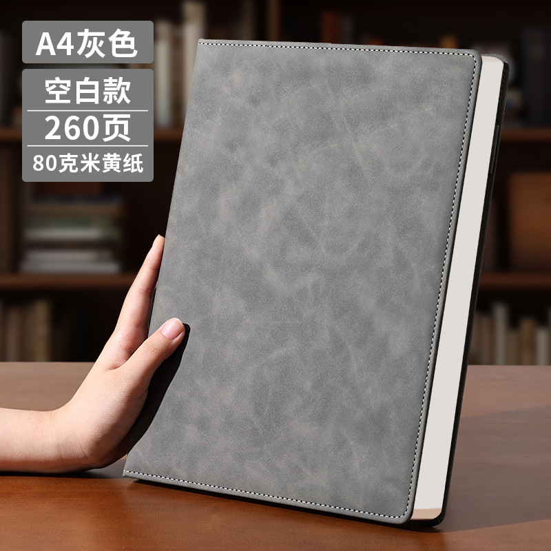 A4笔记本本子定制精致记事本磁吸搭扣大号加厚皮面日记本可印logo|undefined