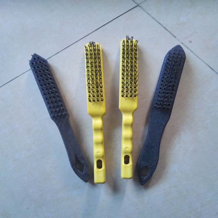 厂家销售塑料柄钢丝刷 手动钢丝刷 木柄钢丝刷 规格全 品种多