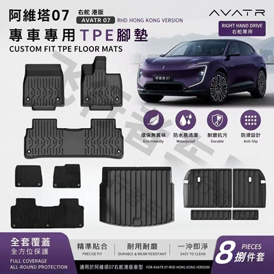 Modelə uyğun ayaqaltı: Floor Mats Tpe Environmentally Friendly - 25-26-avita-07-right-hand-drive-double-layer-foot-pad-trunk-pad-backrest-pad