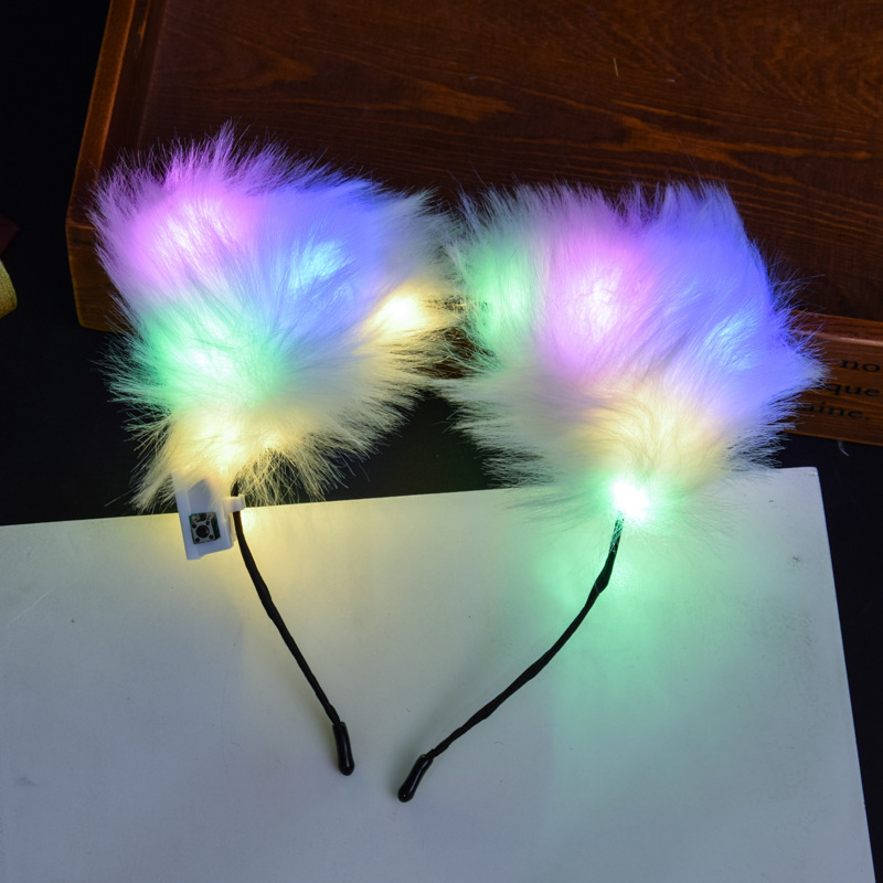 Comprar Fox diadema de color blanco de la luz