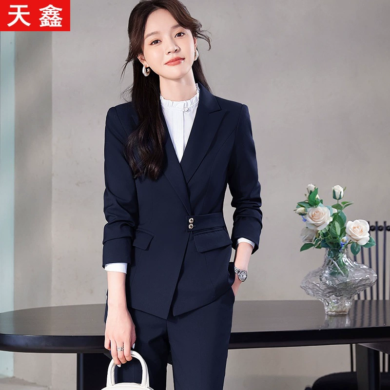 Профессиональный костюм костюм Весенний и Осенний новый темперамент Хозяин Костюм Пиджак Менеджер Отель Рабочая одежда