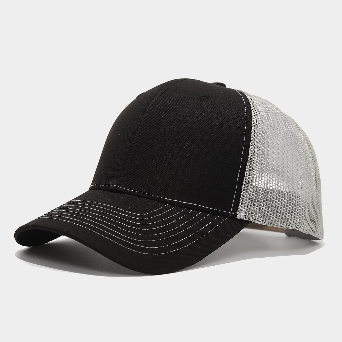 Richardson 112 sombrero de camión sombrero de red de comercio exterior sombrero de lengua de brillo transparente sombrero de béisbol