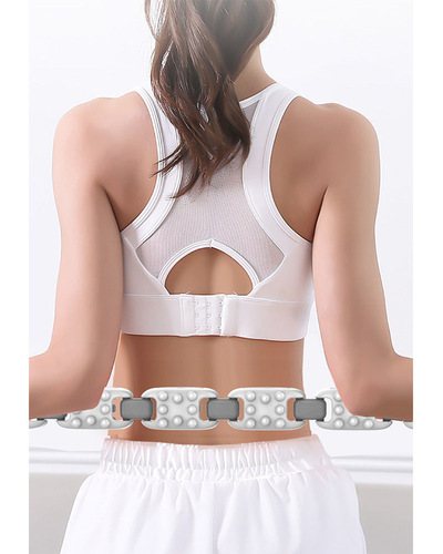 Back Massage Roller, Neck and Shoulder Back Meridian Unblocking Ball, Manual Back Roller, Self-Massage Gadget