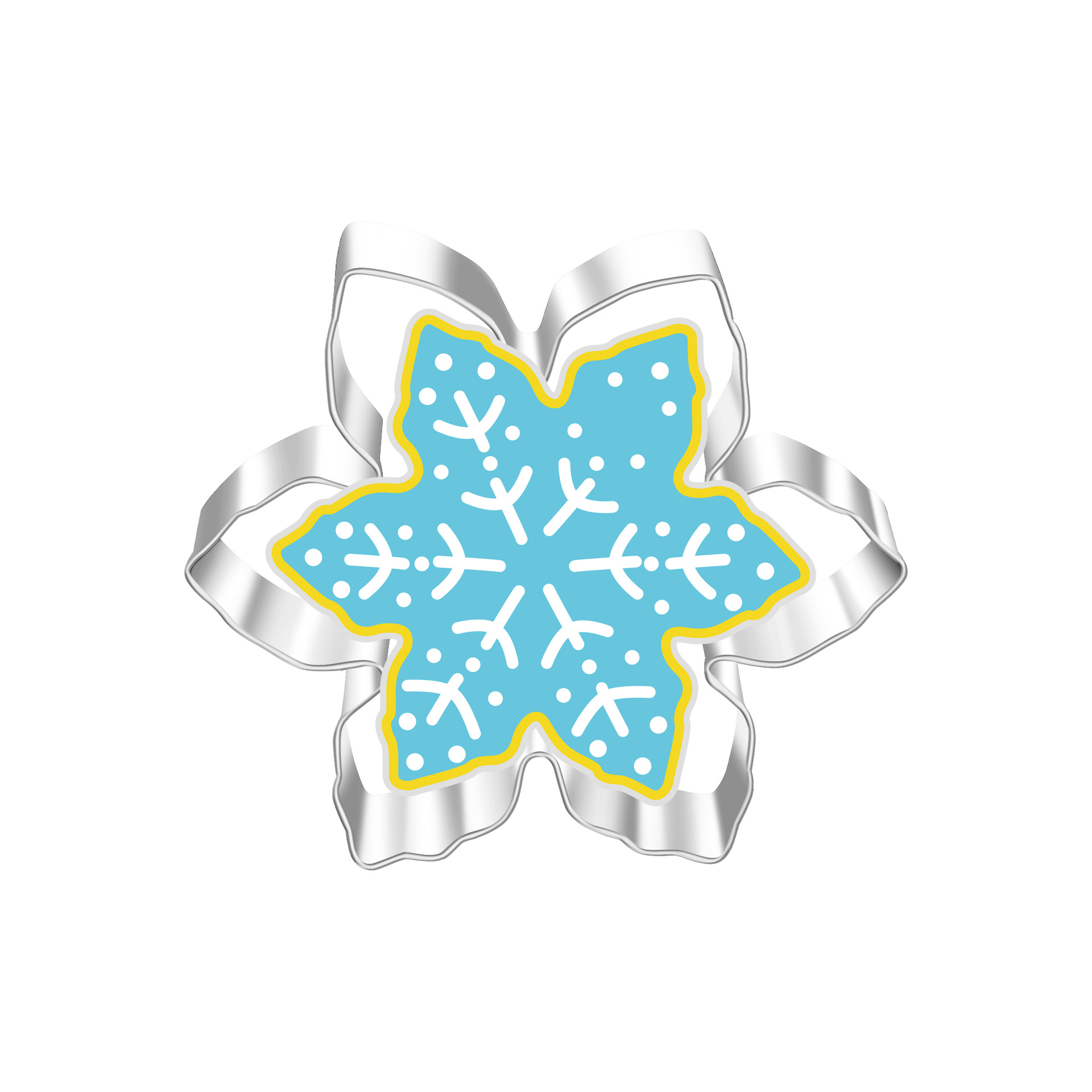 23g Weight Bakeware Kitchen and drinking utensils 1 Piece Quantity Daily Occasion Stainless Steel Material Christmas Festival Star, Snowflake Pattern Simple Style Style Christmas Simple Style Star Snowflake Stainless Steel Bakeware 1 Piece 13