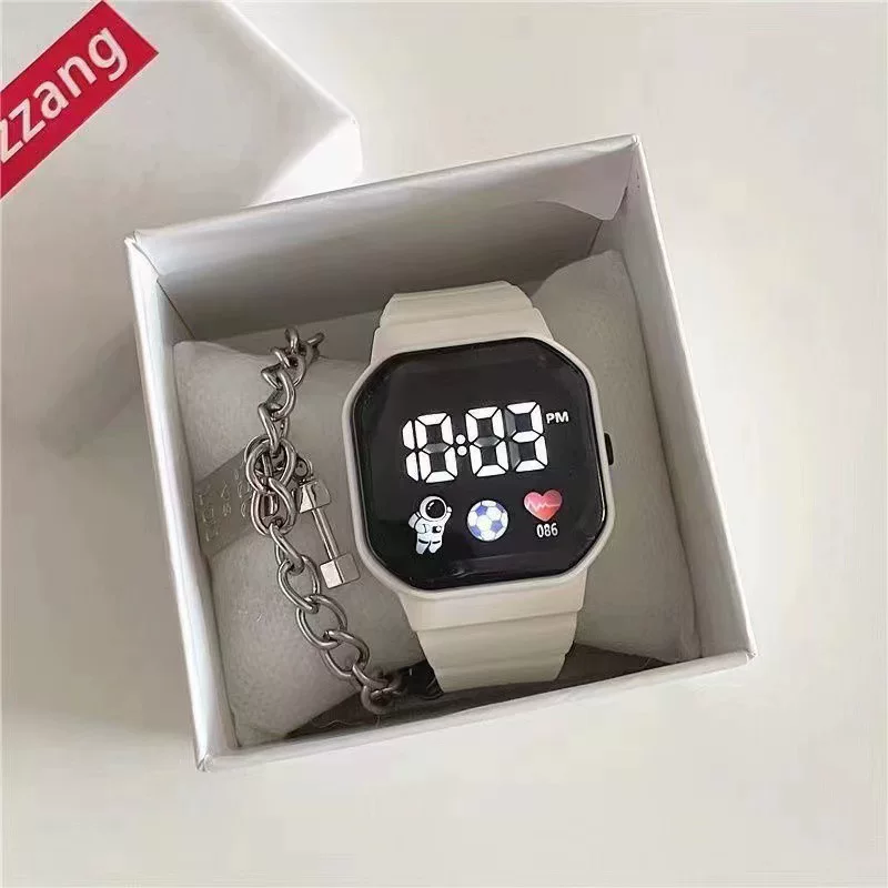 Space digital watch Capacious, high-quality dial, multi-color options