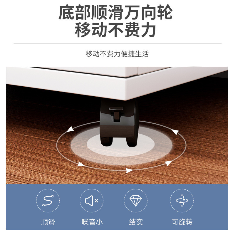 Debajo del escritorio Gabinete DE LA OFICINA Armario de madera Gabinete lateral con cerradura Gabinete de la impresora Gabinete del cajón Gabinete bajo