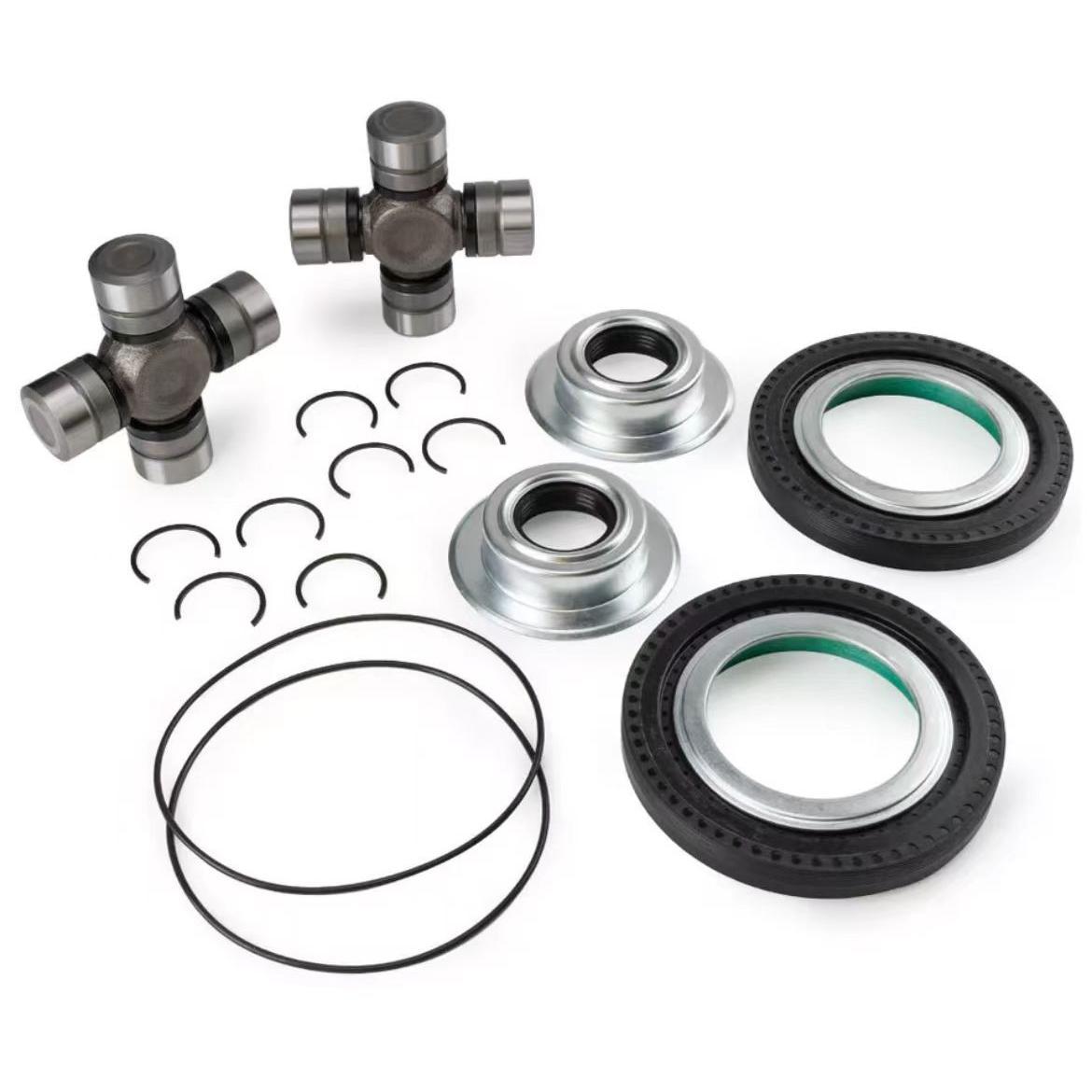 2014835 front axle U-joint kit wheel O-ring dust seal kit compatible with Ford F250