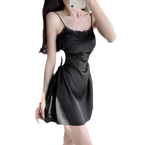 Dieyu New Sexy Hollow Drawstring Sexy Underwear Women's Suspender Lace Pajamas Pure Desire Hot Nightgown Wholesale