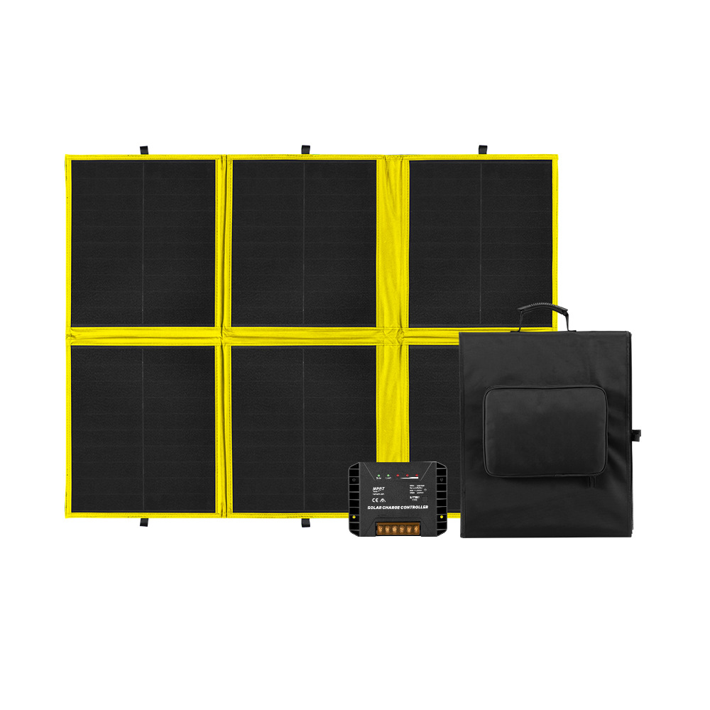 HPBC高效率超轻便携户外200W太阳能折叠布包太阳能折叠板