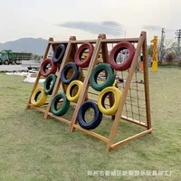 Игрушка для детского сада на открытом воздухе, рама для скалолазания, детские уличные большие размеры, оборудование для детской площадки, деревянная стена для скалолазания