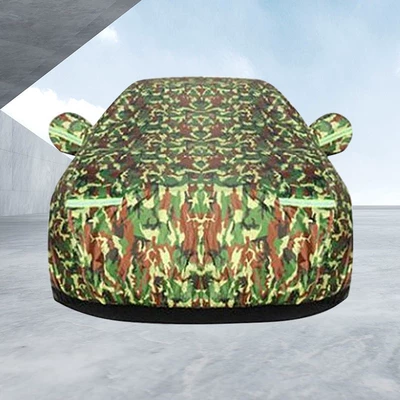 Car clothing — Seasons, Thickened, Waterproof, Hail-Proof, Sunshade - 2s-hatchback-small-size-forest-color