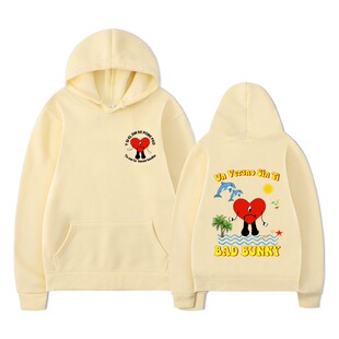 2022 Новый un Verano Sin ti Bad Bunny новый альбом толстовка с капюшоном Мужская и Женская толстовка с капюшоном