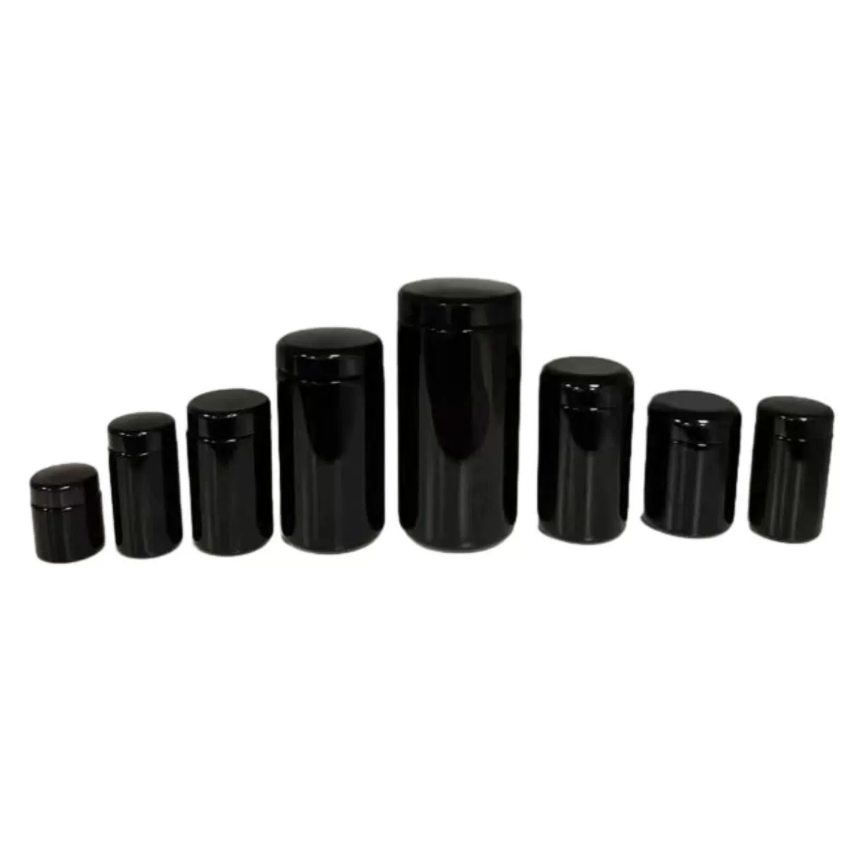 Фабрика Прямые поставки 250 мл Аметист стеклянная бутылка, чай кофе может стеклянная бутылка, чистое черное сырье