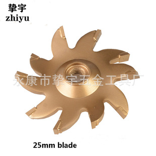 Water and electricity installation one-time forming dust-free concrete wall slotting machine 25mm blade saw blade cutter head