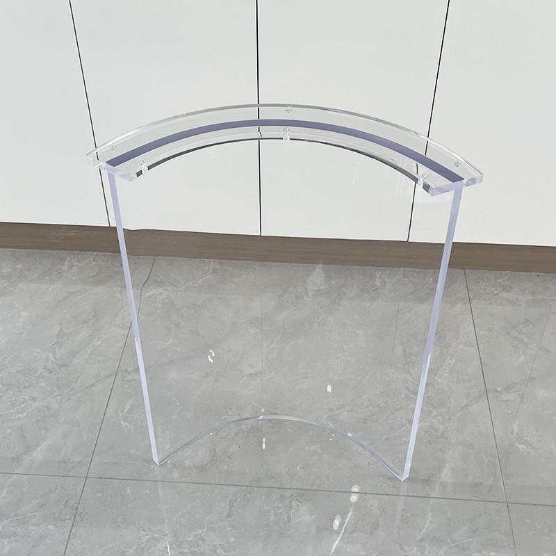 アクリルのテーブルの足は足の円弧の島の台のテレビのテーブルの足のテーブルのテーブルの岩板の支柱の茶のいくつかの石の紋様のテーブルの角を支えます。|undefined