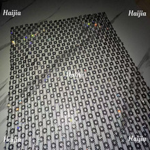 17*18排AA闪亮水钻空心梅花镂空弹力渔网服装辅料厂家现货直销