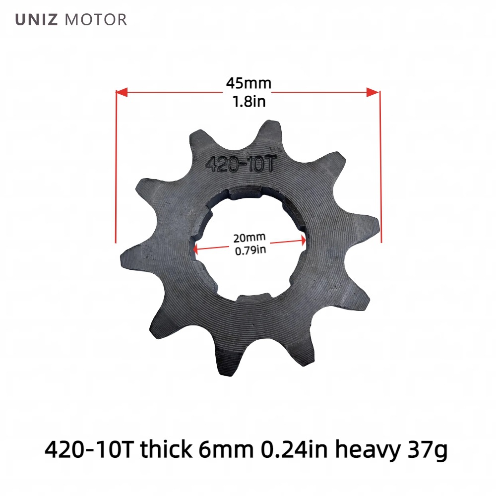 Manufacturer Wholesale Motorcycle Engine Small Gear Sprocket 420/428 Inner Hole 17-20 Motorcycle Parts