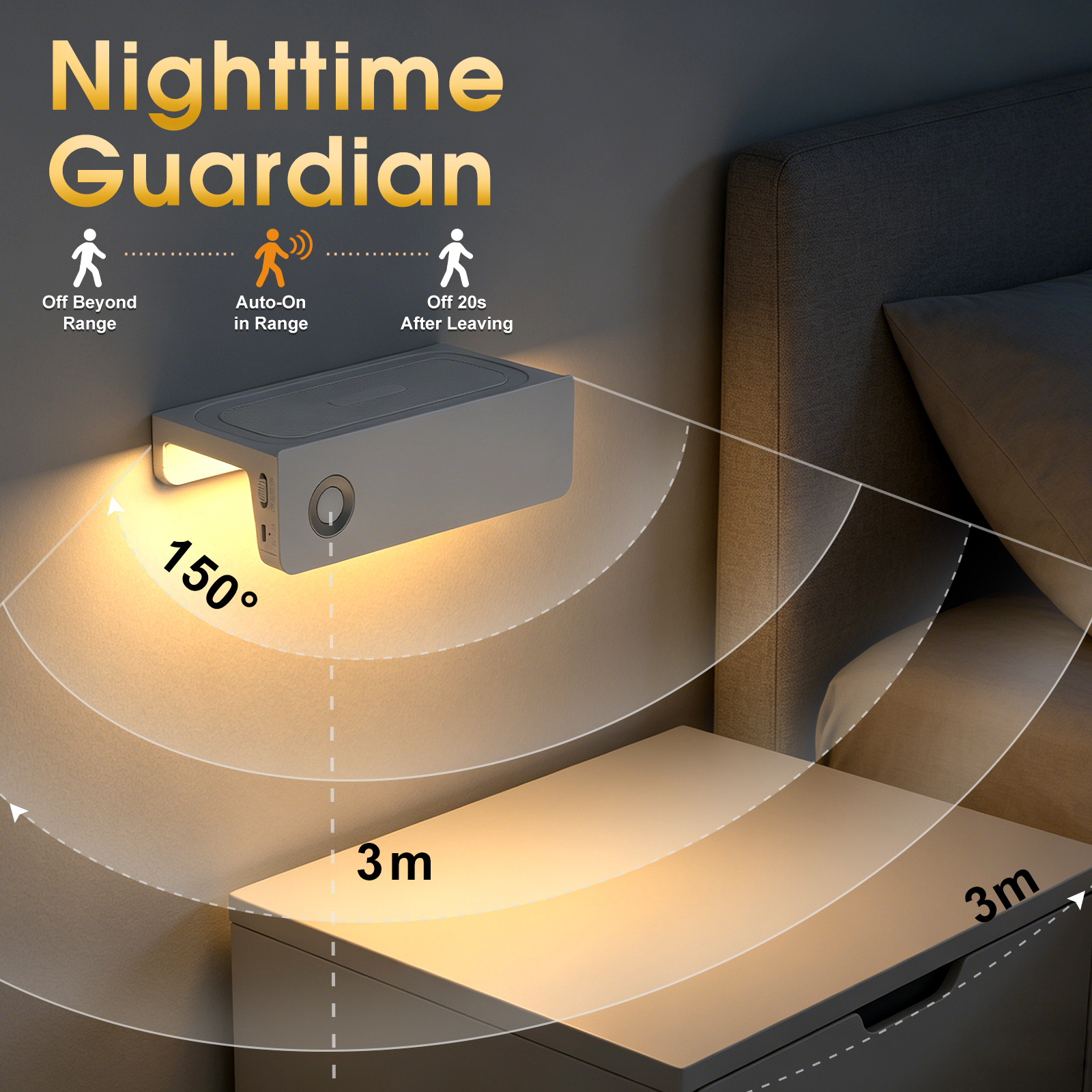 Luz para armario con sensor de movimiento e iluminación nocturna_voghion.com