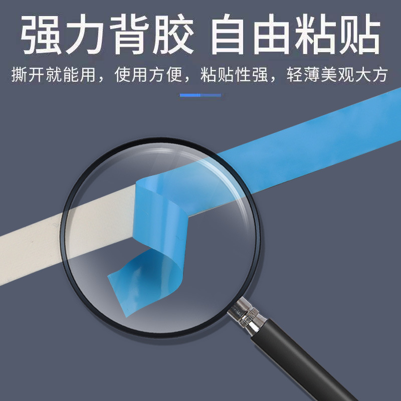 LED220V lámpara de alto voltaje autoadhesiva sin conducción 2835 luz de alta calidad ultra delgada al aire libre a prueba de agua luz de estante LED
