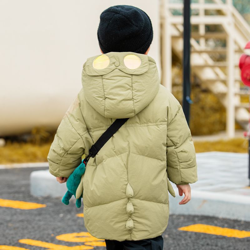 Children's down jacket for boys with down