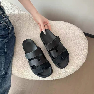 今年流行的休闲风软底厚底一字拖女夏季外穿高级感外穿精致凉拖鞋