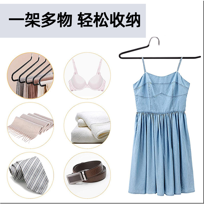 Percha de pantalones en forma de ganso sin marcas engrosadas 5.0 cuello corto ahorrar espacio de almacenamiento acabado colgar percha de pantalones de inmersión plástica