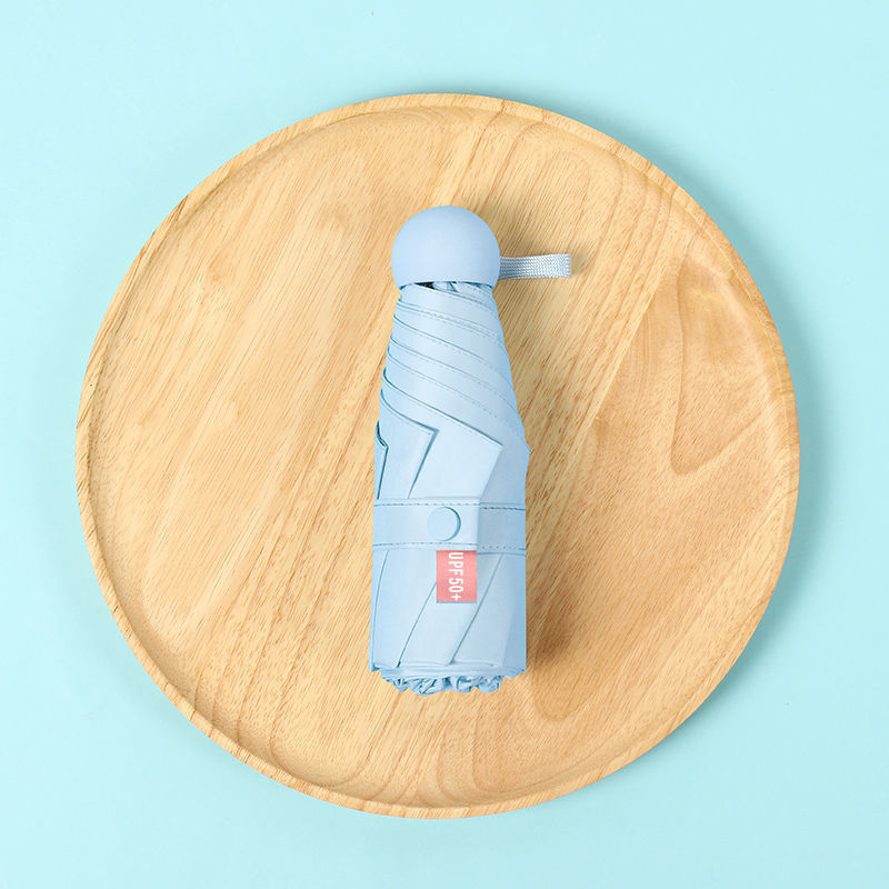 Jiaoxia 50% off カプセル日傘日焼け止めと UV 保護コンパクトポータブル日傘女性用 1:1 晴雨兼用傘|undefined