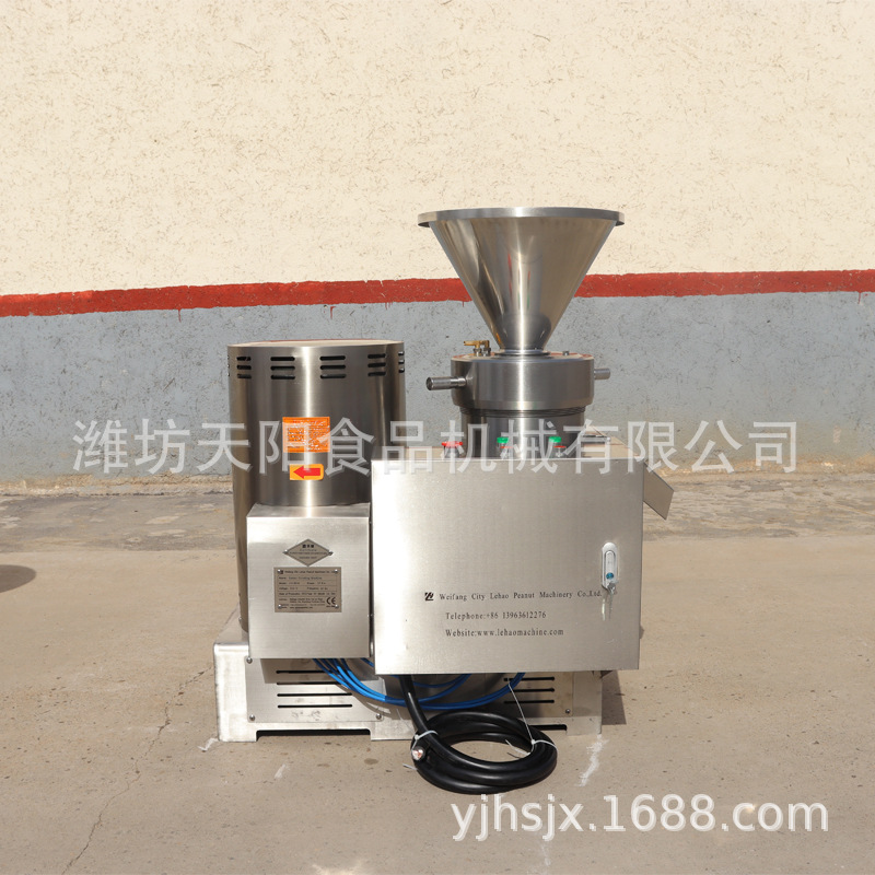 花生研磨机 花生磨酱机 花生酱机 大功率花生磨酱设备 麻酱机