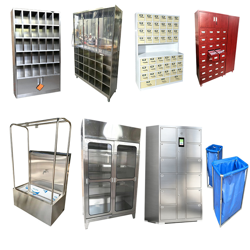 Gabinete de acero inoxidable engrosado Gabinete de hojalata Gabinete de archivos Gabinete de almacenamiento de paquetes Gabinete de almacenamiento Gabinete de vestuario de desinfección armario tazón plato Gabinete anormal