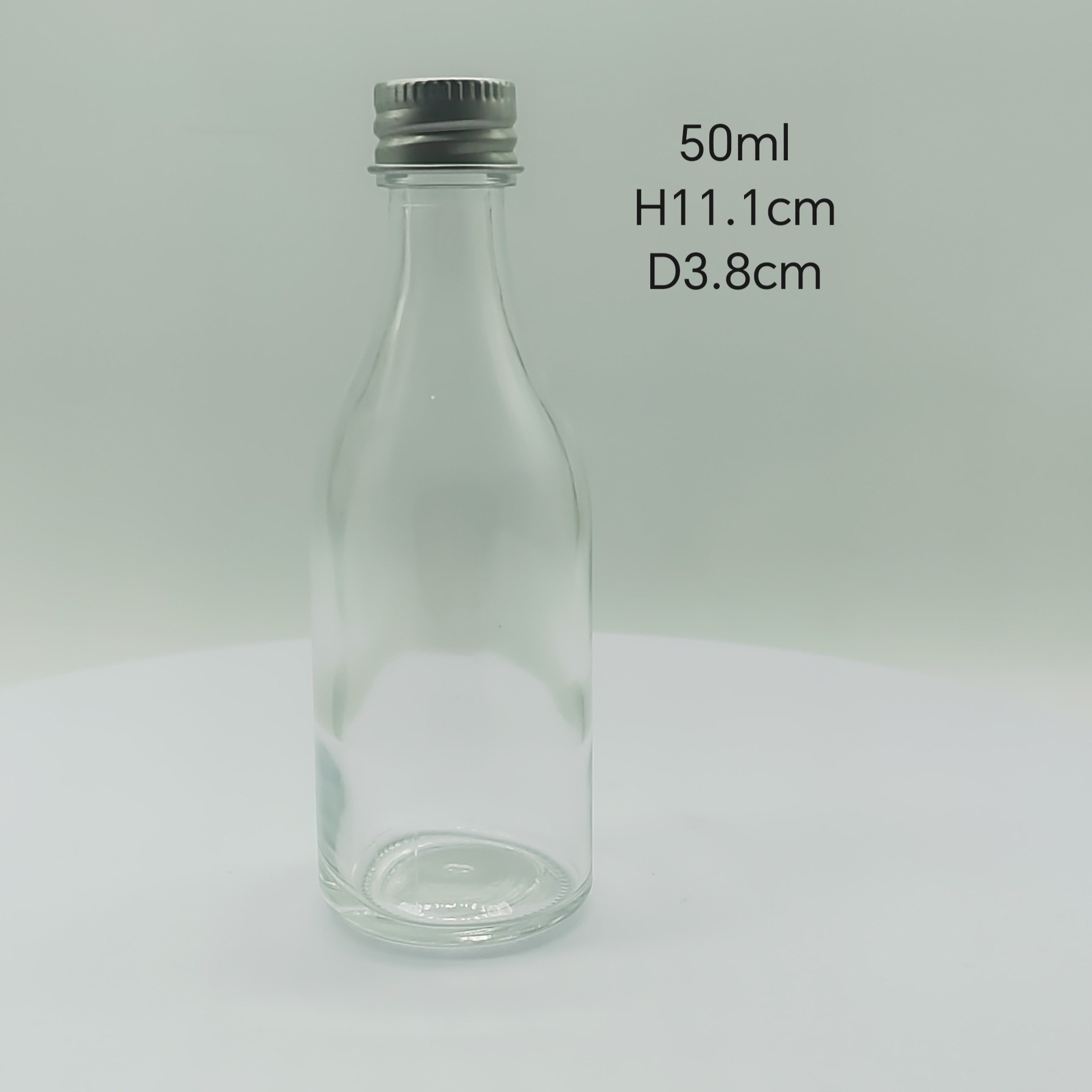 Botella de vino pequeña al por mayor, botella vacía, vidrio transparente grueso 50ml, vino de elaboración propia, vino, vino blanco, botella de vino subenvasada