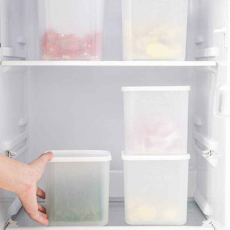 Refrigerator storage box side door storage box fresh-keeping box chopped green onion fruit drain sealed box food grade refrigerator Special Refrigerator storage box side door storage box fresh-keeping box chopped green onion fruit drain sealed box food grade refrigerator Special