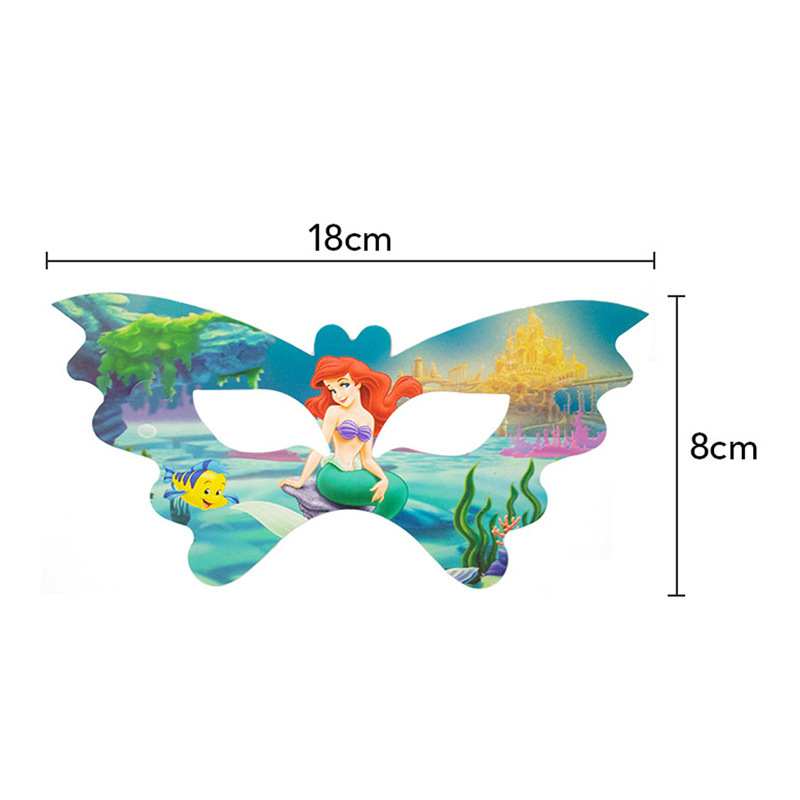 Tres generaciones sirena en stock de dibujos animados para niños suministros de fiesta de cumpleaños Amazon taza de papel plato de papel taza de papel vajilla traje