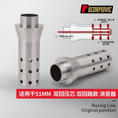 Motorcycle exhaust pipe muffler Motorcycle exhaust pipe