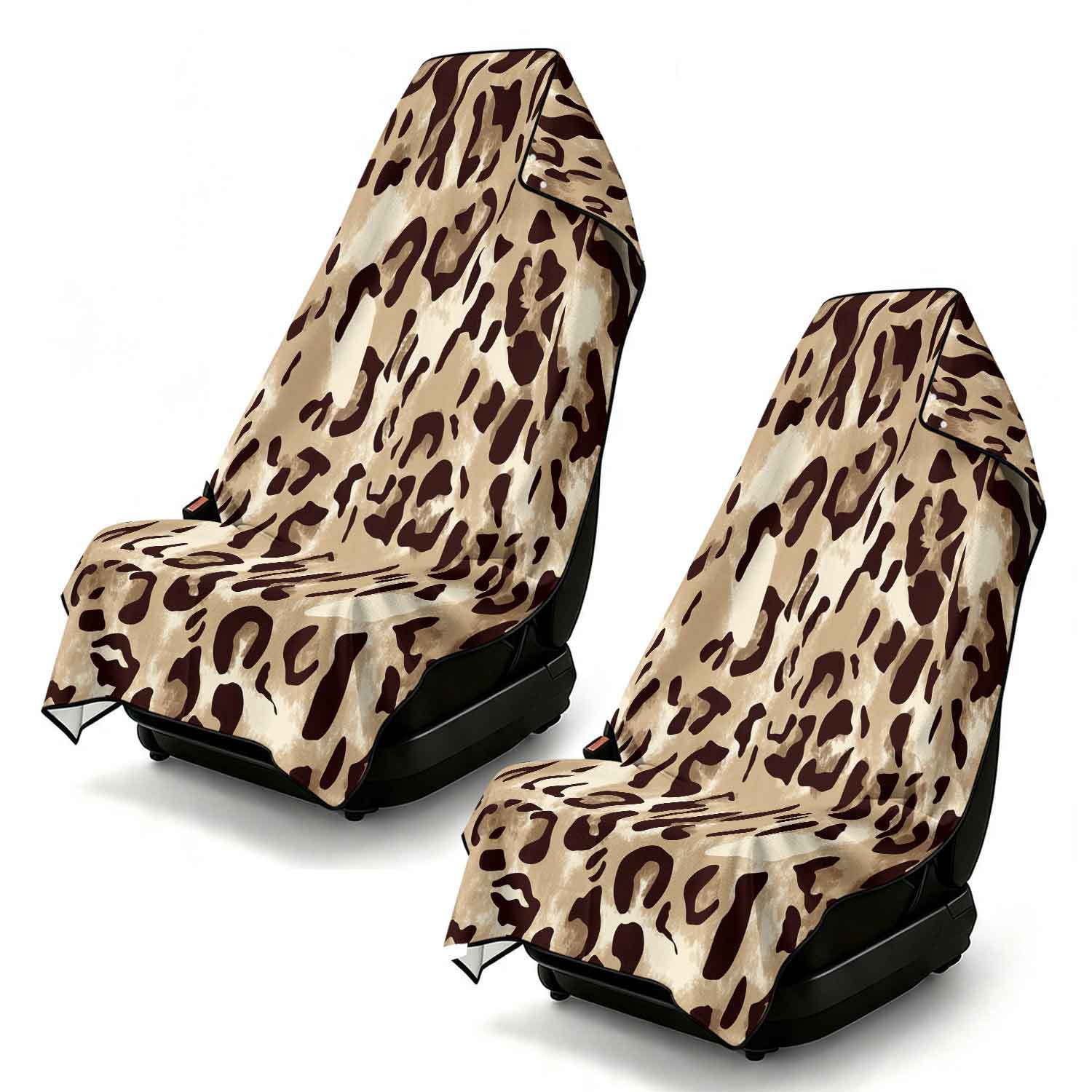 2-piece dual-use car seat cover, ultra-fine fiber, can be used as a beach towel, printed car protective seat cover 13