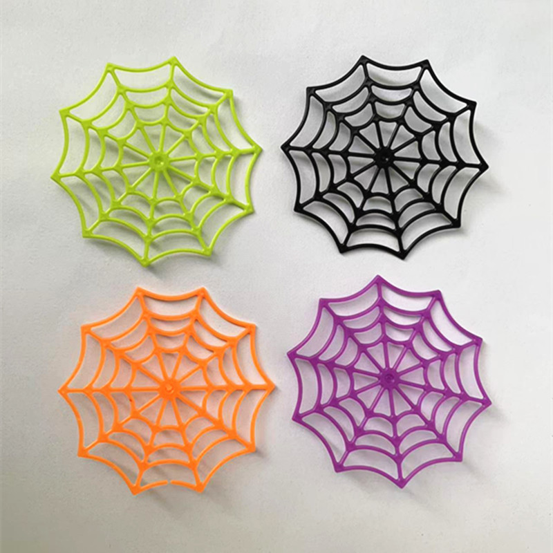 Plastic Spider Web 5.5cm Spider Web Halloween April Fool's Day Ghost Day Scene Prom DIY Decorative Small Toy Plastic Spider Web 5.5cm Spider Web Halloween April Fool's Day Ghost Day Scene Prom DIY Decorative Small Toy