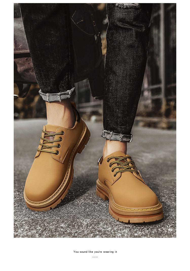 2023 Frühjahr Neue atmungsaktive Martin-Stiefel für Männer, gute Qualität, langlebige Arbeitsschuhe, trendige Low-Top-Martin-Schuhe_voghion.com