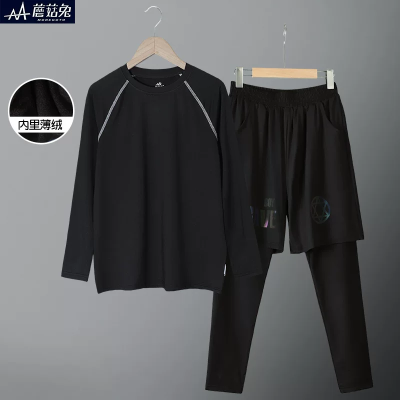  Velvet demi-season basketball uniform for boys for training for gym, oversize, for running, for teenagers