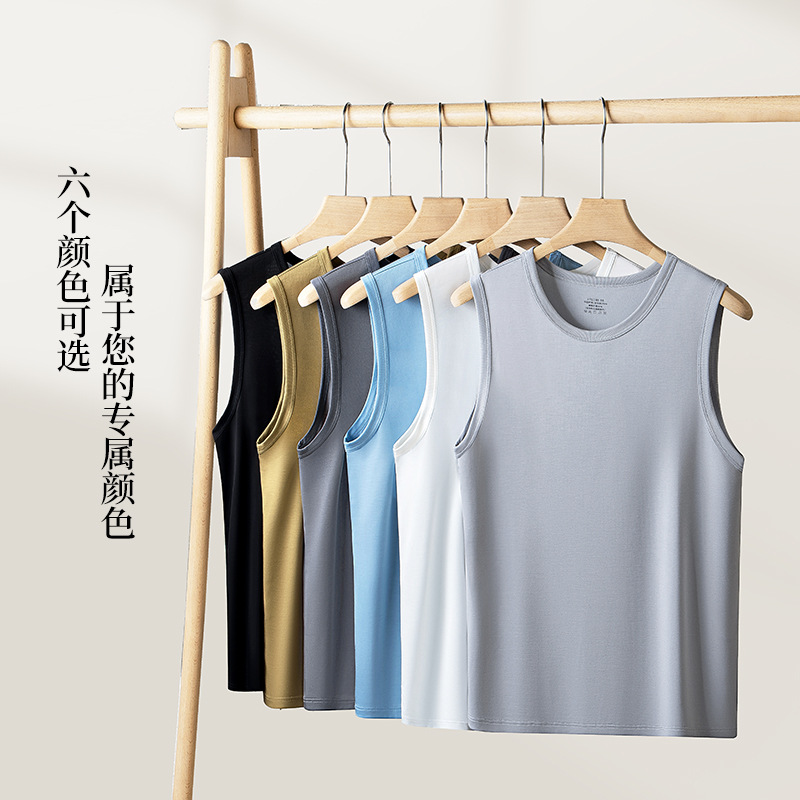 [Boutique de viaje] Nuevo chaleco de corredor de fondo de seda de Youke transfronterizo para hombres, deportes, camiseta sin mangas