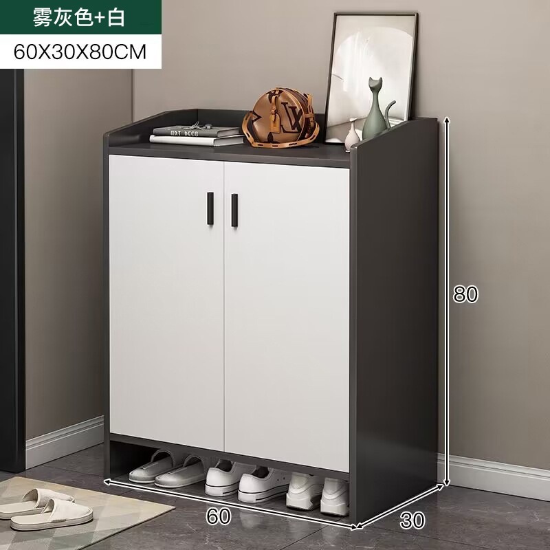鞋柜家用门口大容量玄关柜阳台防尘储物柜现代简约门厅收纳鞋架子|undefined