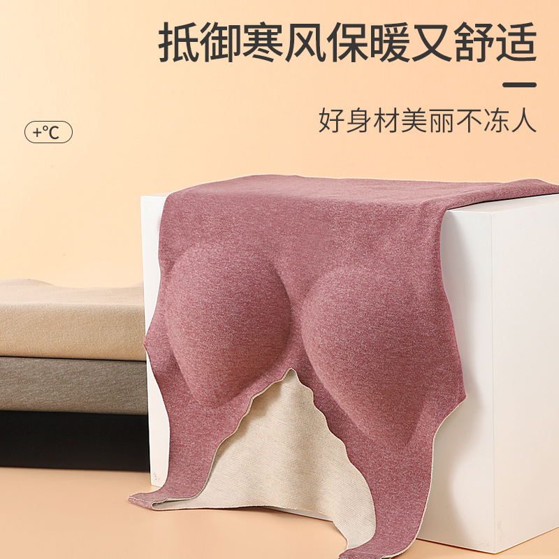 (2개) 양념 된 따뜻한 조끼 여성용 원활한 기모 두꺼운 캐시미어 빠른 따뜻한 탑 벨벳 일정한 온도베이스 셔츠 조끼 가을과 겨울