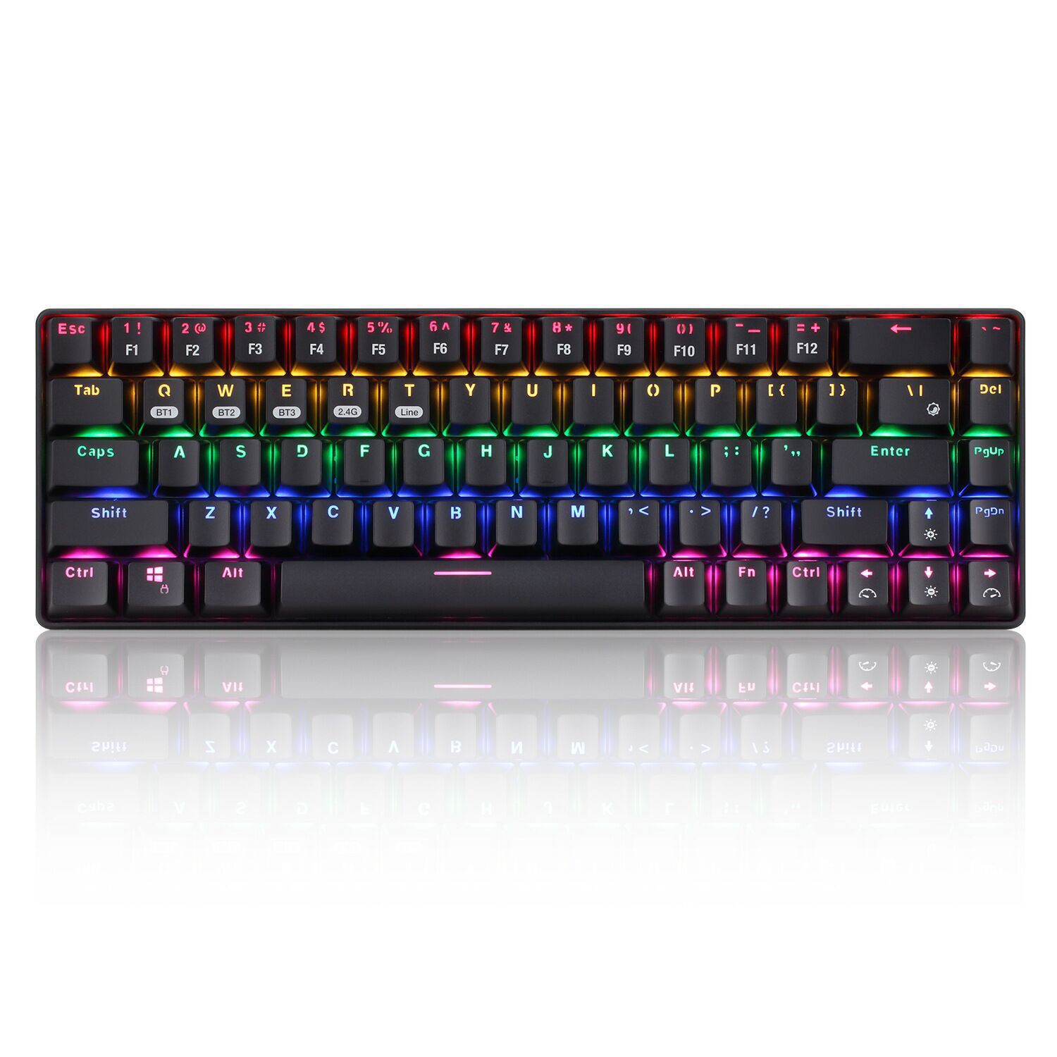 RGB无线蓝牙机械键盘RF68三模电竞游戏RGB有线68键红轴青轴茶轴详情14