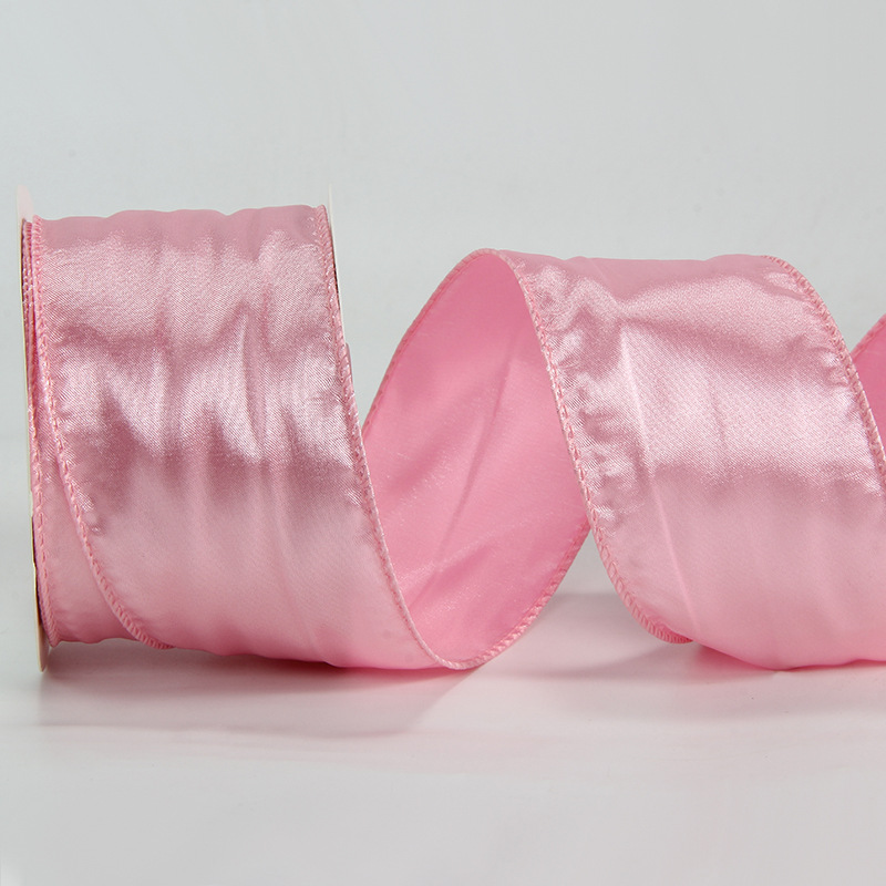 Satín transfronterizo con coronas de flores y arcos decoraciones navideñas cintas engrosadas fabricantes al por mayor